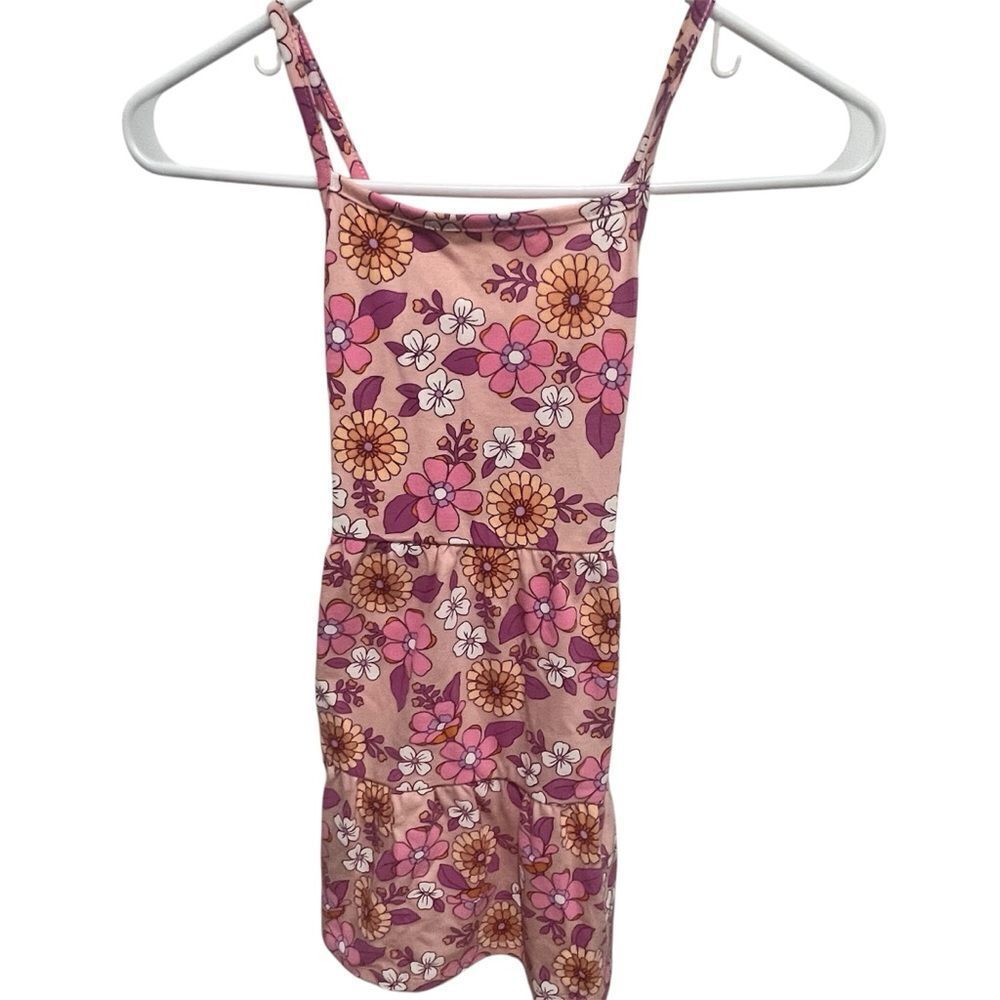 NWT Cat & Jack Girls criss cross back summer dress kids size s 6/7
